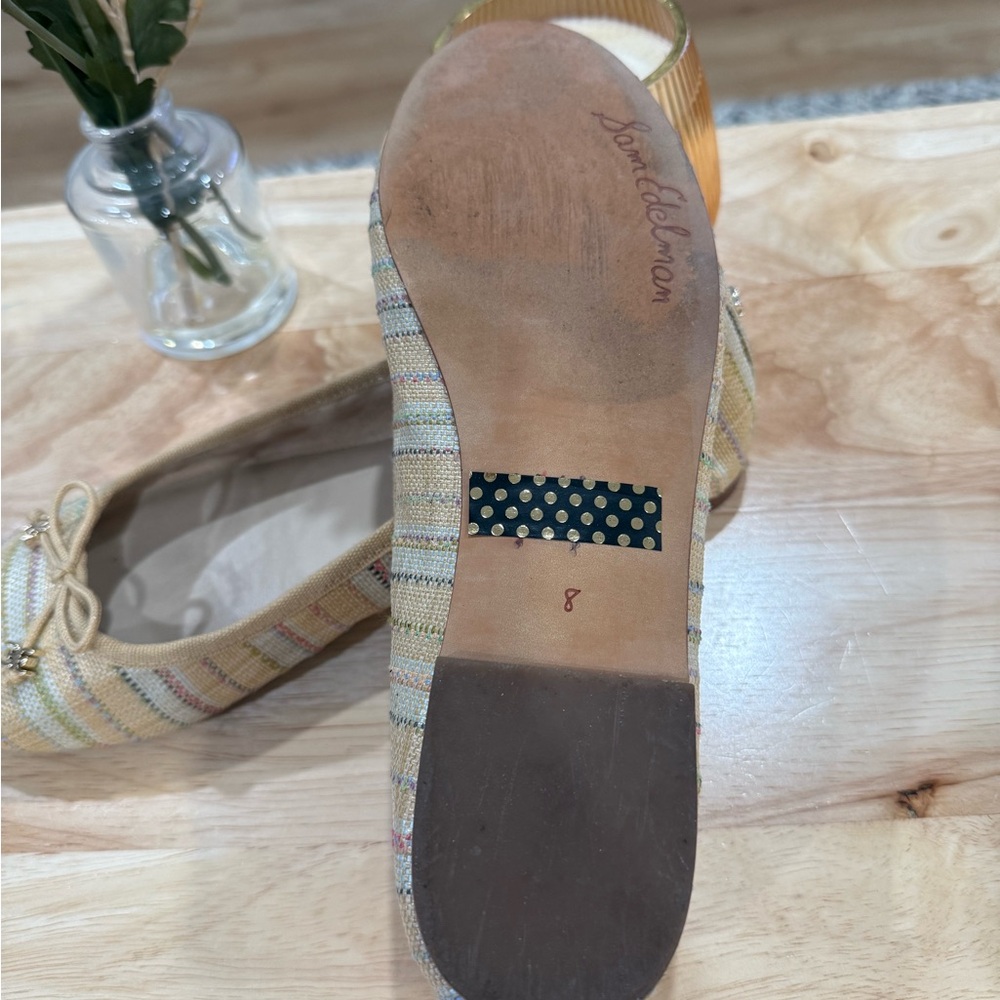 Sam Edelman Striped Ballet Flats - Picture 3 of 5